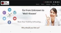 Desktop Screenshot of blogbrandz.com